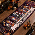 Personalized Nightmare Before Christmas Mystical Spooky Quilted Table Runner Halloween Gifts - Merchluma