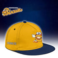 Montgomery Biscuits X Peanuts Night Snapback Hat Montgomery Biscuits Merch Present For Fans - Merchluma