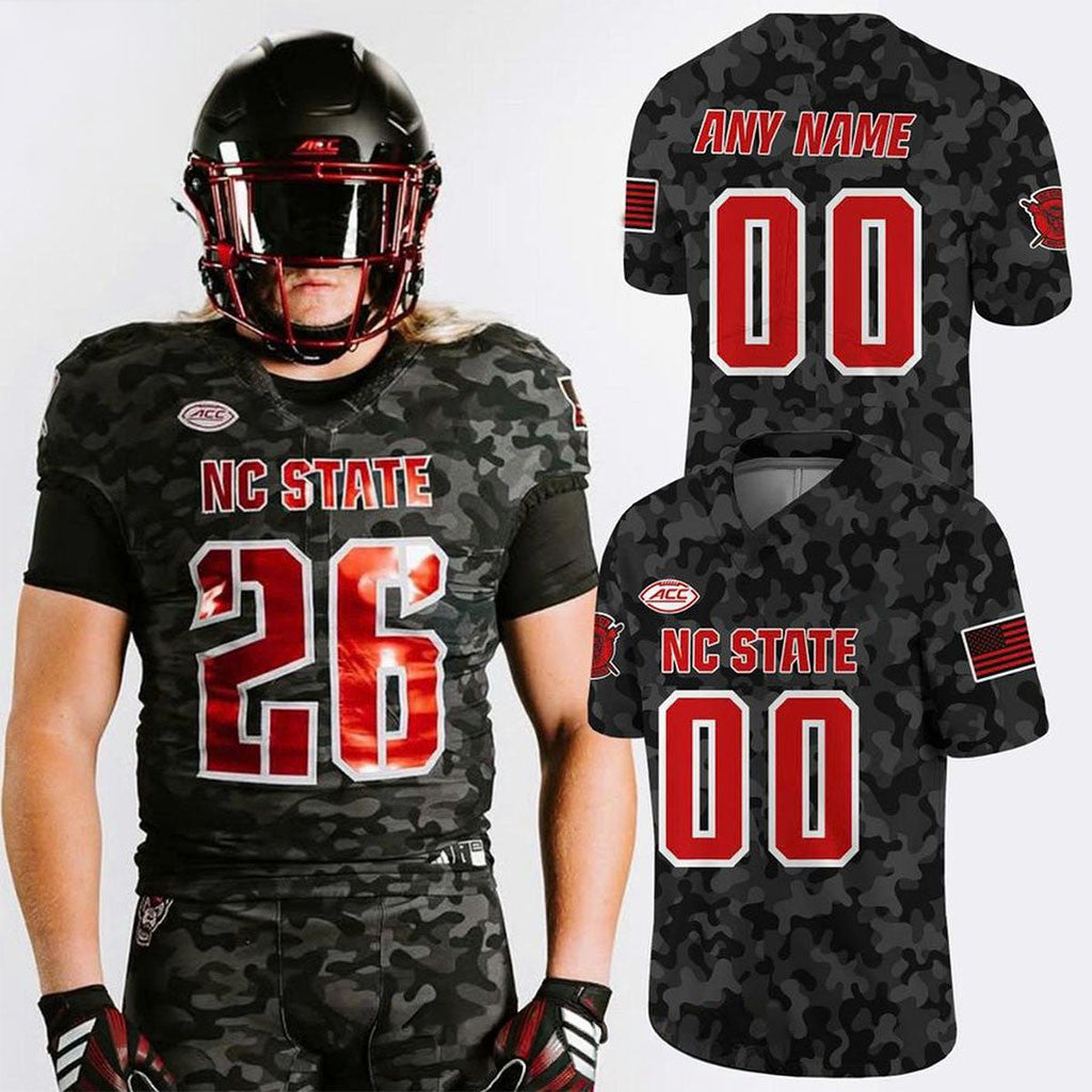 Personalized NC State Wolfpack 2026 Military Appreciation Football Jersey Wolfpack Merch Gifts - Merchluma