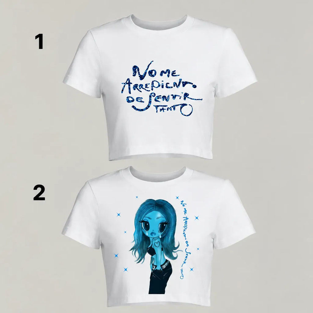 Karol G No Me Arrepiento De Sentir Tanto Baby Tee For Women Karol G Merch Fans Gifts - Merchluma