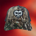Alexisonfire Merch 2026 Heartskull Camo Trucker Hat Gift Ideas For Brothers - Merchluma