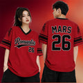 Bruno Mars Merch 2026 Bruno Mars The Romantic Tour V-Neck Shirt Gift For Music Lovers - Merchluma