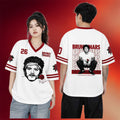 Bruno Mars Merch 2026 The Romantic Tour At MetLife Stadium East Rutherford NJ V-Neck Shirt - Merchluma