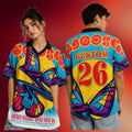 Personalized Buffalo Traffic Jam Merch 2026 BTJ Event Poster By Dan Stiles V-Neck Jersey Gifts - Merchluma