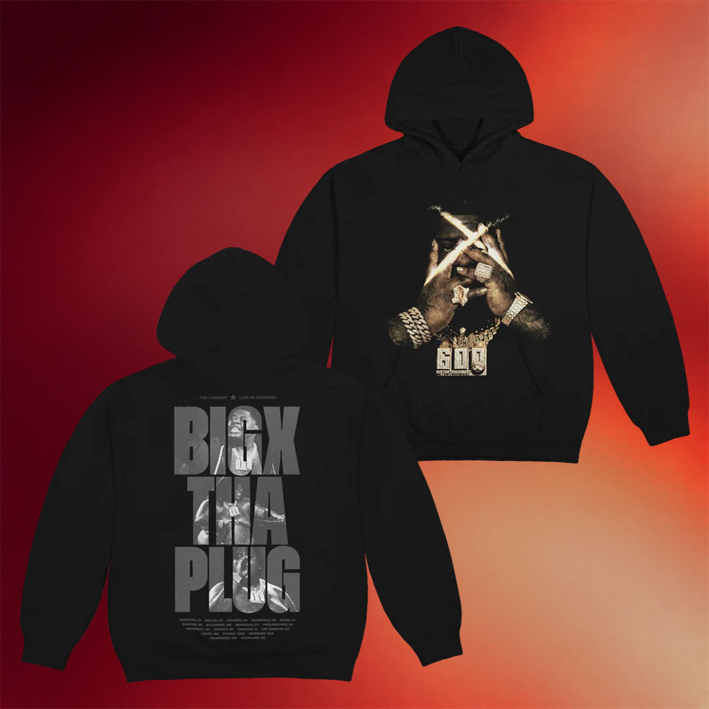 Big X The Plug Merch 2026 BigXthaPlug Hoodie Black Gift Ideas For Rapper Fans - Merchluma