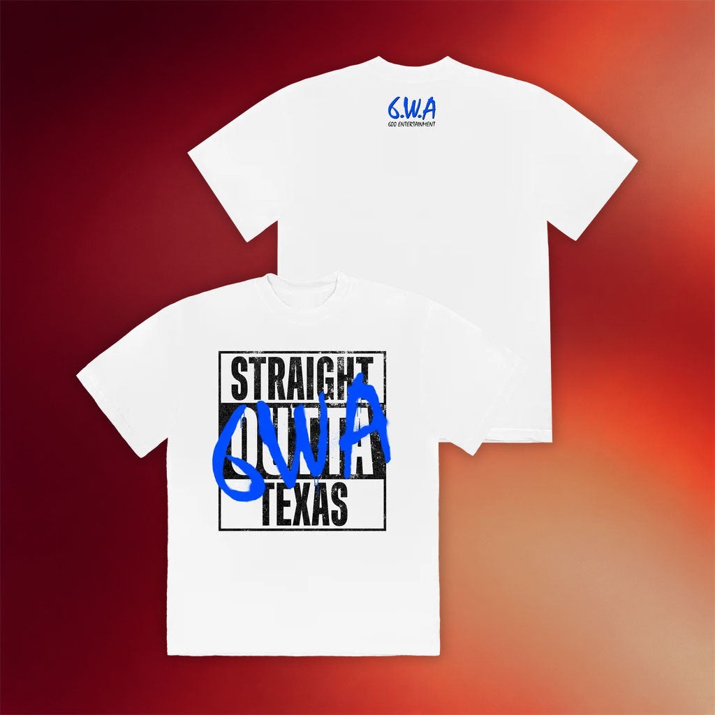 Big X The Plug Merch 2026 Straight Outta Texas T-Shirt White Unique Gift For Boyfriend - Merchluma