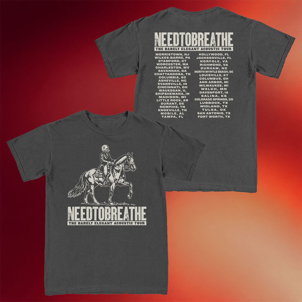 Needtobreathe Merch 2026 Barely Elegant Acoustic Tour T-Shirt Gift For Band Fans - Merchluma