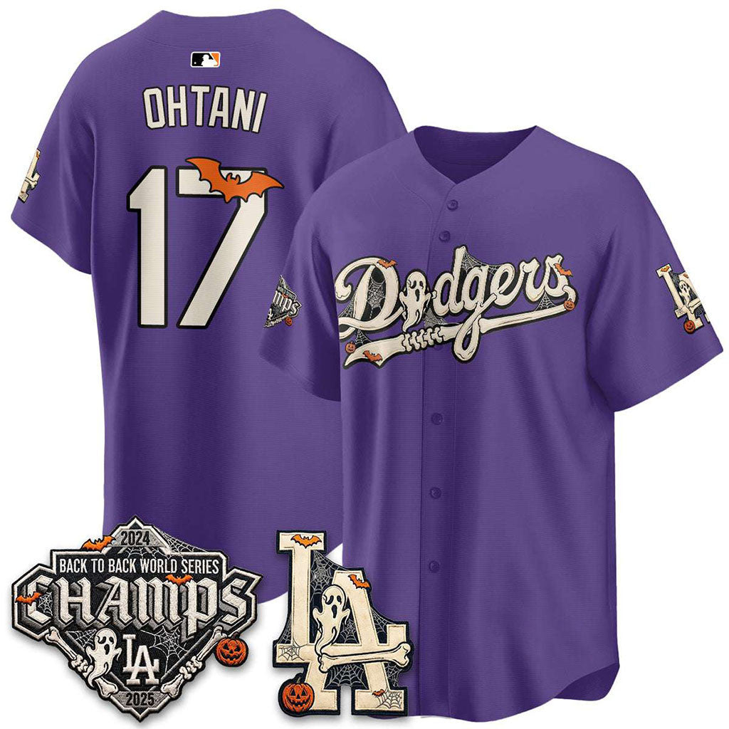 Custom Los Angeles Dodgers Halloween Nightmare Edition Vapor Jersey LA Dodgers Merch Fan Gear - Merchluma