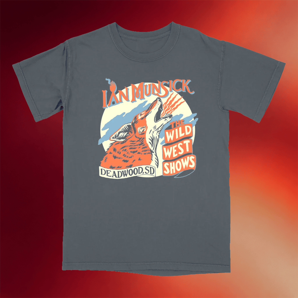 Ian Munsick Merch 2026 Wild West Coyote T-Shirt Best Gift For Country Fans - Merchluma