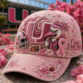 Miami Hurricanes Breast Cancer Awareness Floral Hat Miami Hurricanes Merch Gifts For Women - Merchluma