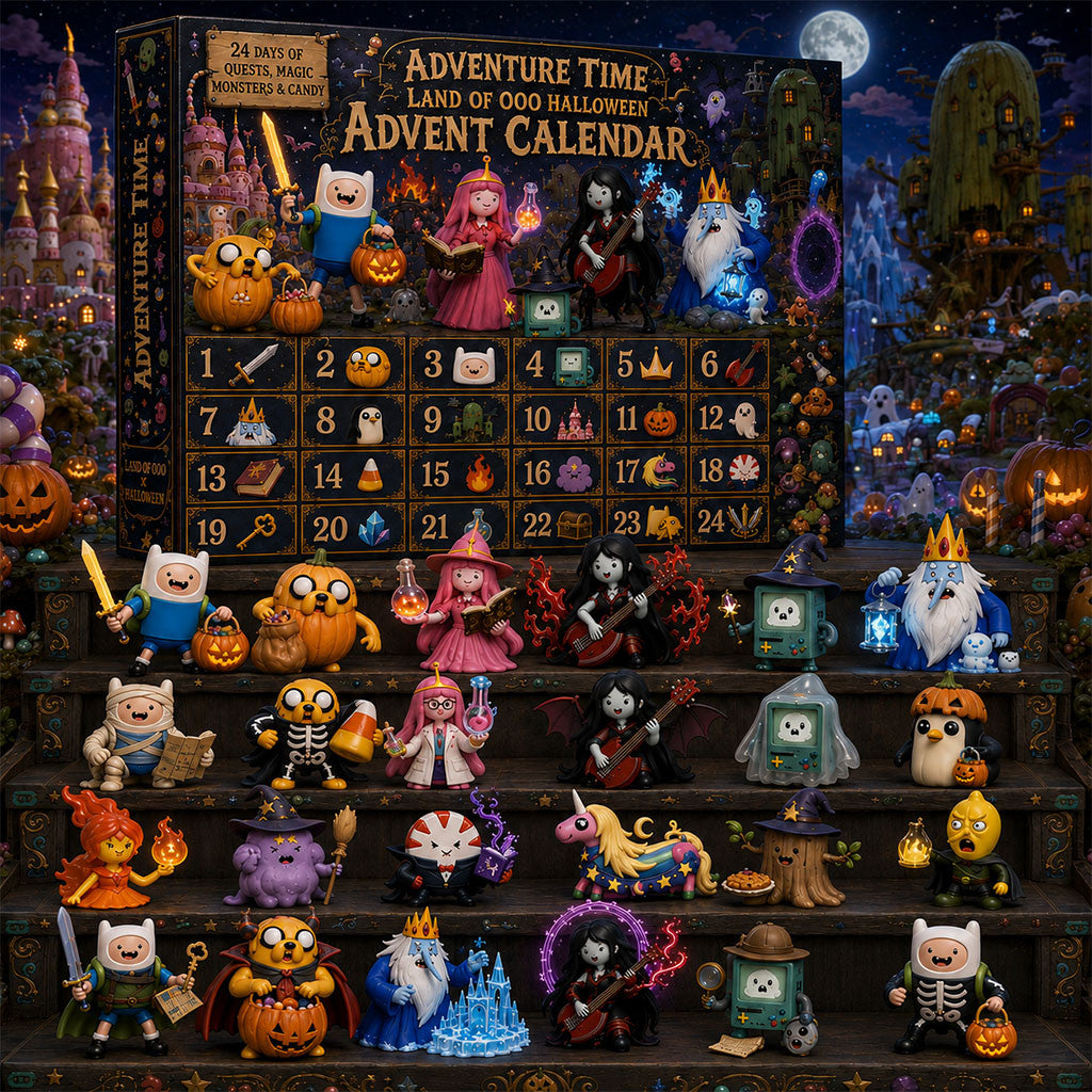 Adventure Time Land Of Halloween Advent Calendar 2026 Adventure Time Merch Gift For Son - Merchluma