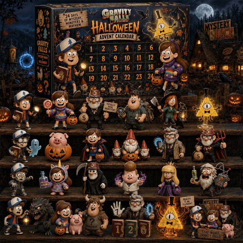 Gravity Falls Halloween Advent Calendar 2026 Gravity Falls Merch Spooky Gift Ideas - Merchluma