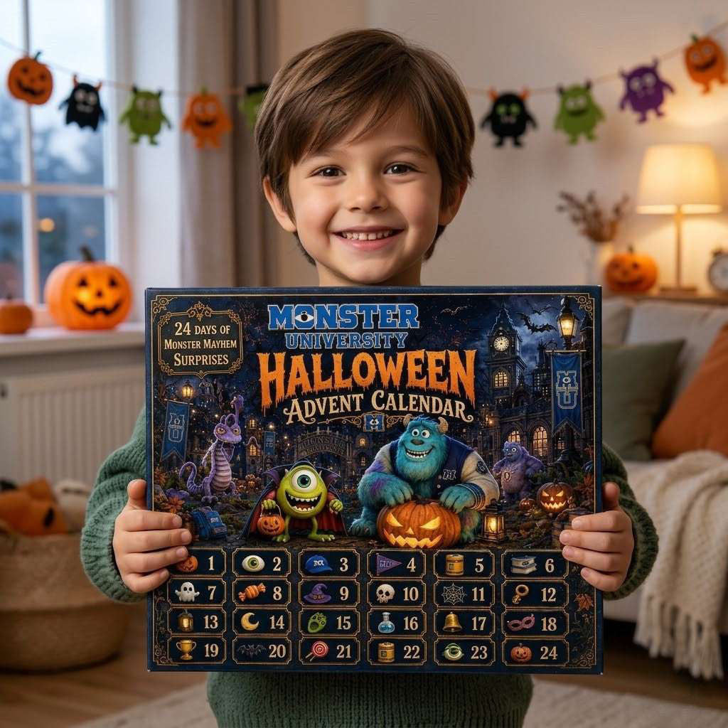 Monster University Halloween Advent Calendar 2026 24 Day Of Monster Mayhem Surprises Box - Merchluma
