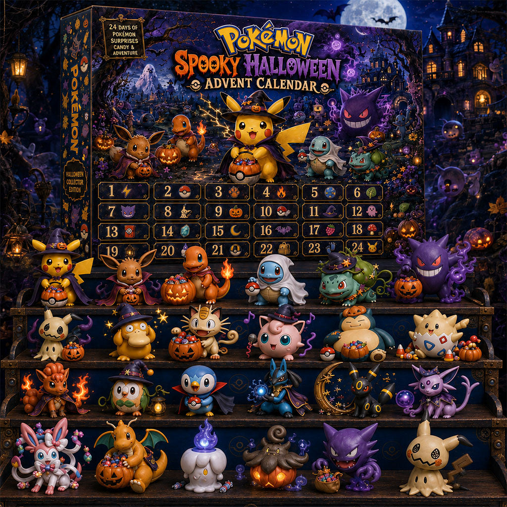 Pokemon Spooky Halloween Advent Calendar 2026 Pokemon Merch Best Halloween Gifts - Merchluma
