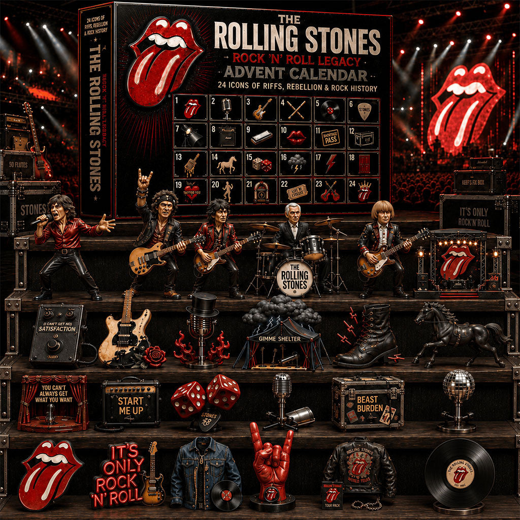 The Rolling Stones Rock N Roll Legacy Advent Calendar The Rolling Stones Merch 2026 Fan Gifts - Merchluma