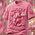 Mickey Faith Hope Cure T-Shirt Breast Cancer Awareness Apparel Gift Ideas For Her - Merchluma