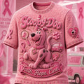 Scooby Doo Breast Cancer Awareness Faith Hope Cure T-Shirt Gift For Breast Cancer Warrior - Merchluma