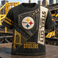 Pittsburgh Steelers Merch Steel City Forged In Strength T-Shirt Cool Gift For Husband - Merchluma