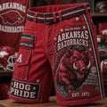 Arkansas Razorbacks Hog Pride Shorts Arkansas Razorbacks Merch Best Gift For Brothers - Merchluma