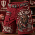 Indiana Hoosiers Merch Hoosier Pride Shorts Birthday Present For Husband - Merchluma