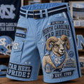 North Carolina Tar Heels MercH Go Heels Tar Heel Pride Shorts Gifts For My Husband - Merchluma