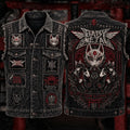 Babymetal Put Your Kitsune Up Denim Vest Babymetal Merch Gift For Band Fans - Merchluma