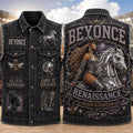 Beyonce Renaissance Alien Superstar Denim Vest Beyonce Merch Present For Music Fans - Merchluma