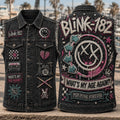 Blink-182 What's My Age Again Denim Vest Pop Punk Forever Blink-182 Merch Gift For Fans - Merchluma