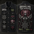Bring Me The Horizon Nex Gen Denim Vest BMTH Merch Gift Ideas For Rock Band Fans - Merchluma