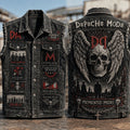 Depeche Mode Memento Mori Denim Vest Exciter Tour Depeche Mode Merch Gift For Fans - Merchluma