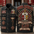 Kappa Alpha Psi Achievement In Every Field Of Human Endeavor Denim Vest KAP Merch Him Gifts - Merchluma