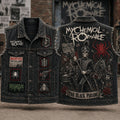 My Chemical Romance The Black Parade Denim Vest MCR Merch Present For Band Fans - Merchluma