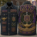 Omega Psi Phi Friendship Is Essential To The Soul Denim Vest OPP Merch Gift Ideas For BFF - Merchluma