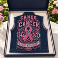 Chicago Bears Breast Cancer Awareness Denim Vest Chicago Bears Merch Fight With Hope Gifts - Merchluma