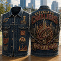 Cleveland Cavaliers Whatever It Takes Denim Vest All In 216 Cavaliers Merch Basketball Fan Gift - Merchluma