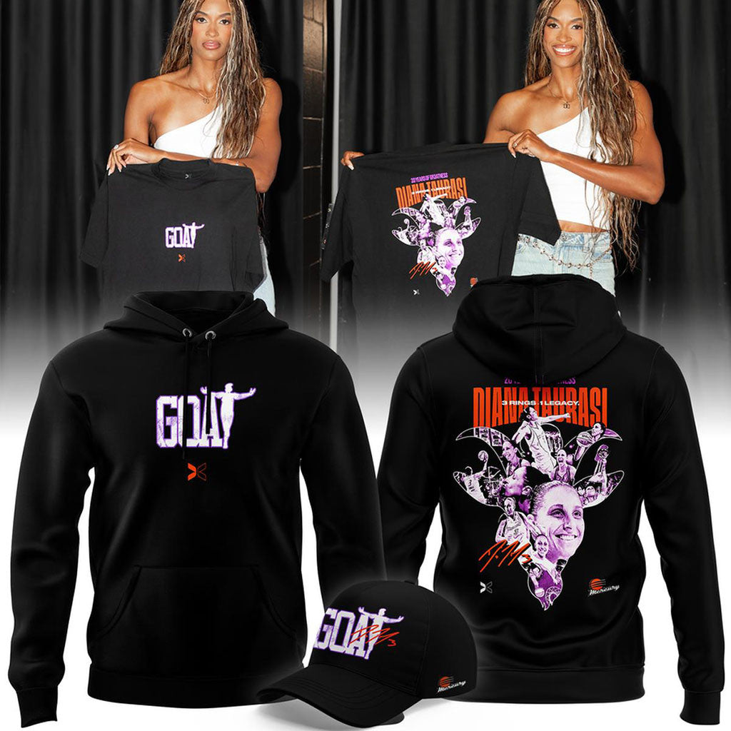 Phoenix Mercury Diana Taurasi 20 Years of Greatness 2026 Hoodie Phoenix Mercury Merch Fan Gifts - Merchluma