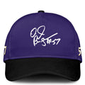 In Loving Memory OJ Brigance #57 Memorial Football Hat Purple Tribute Fan Cap OJ Brigance Merch - Merchluma