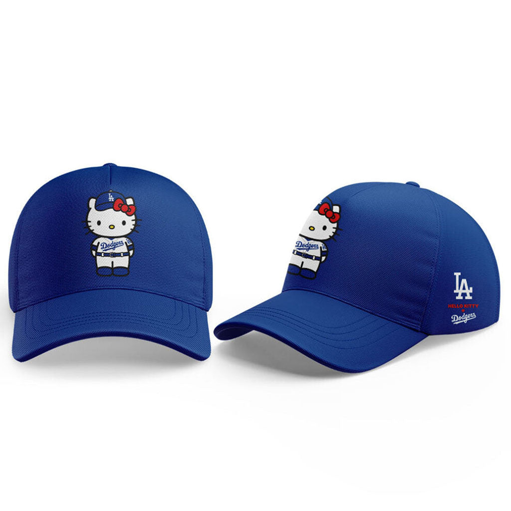 Los Angeles Dodgers Hello Kitty 2026 Hat LA Dodgers Merch Cute Gift For Baseball Fans - Merchluma