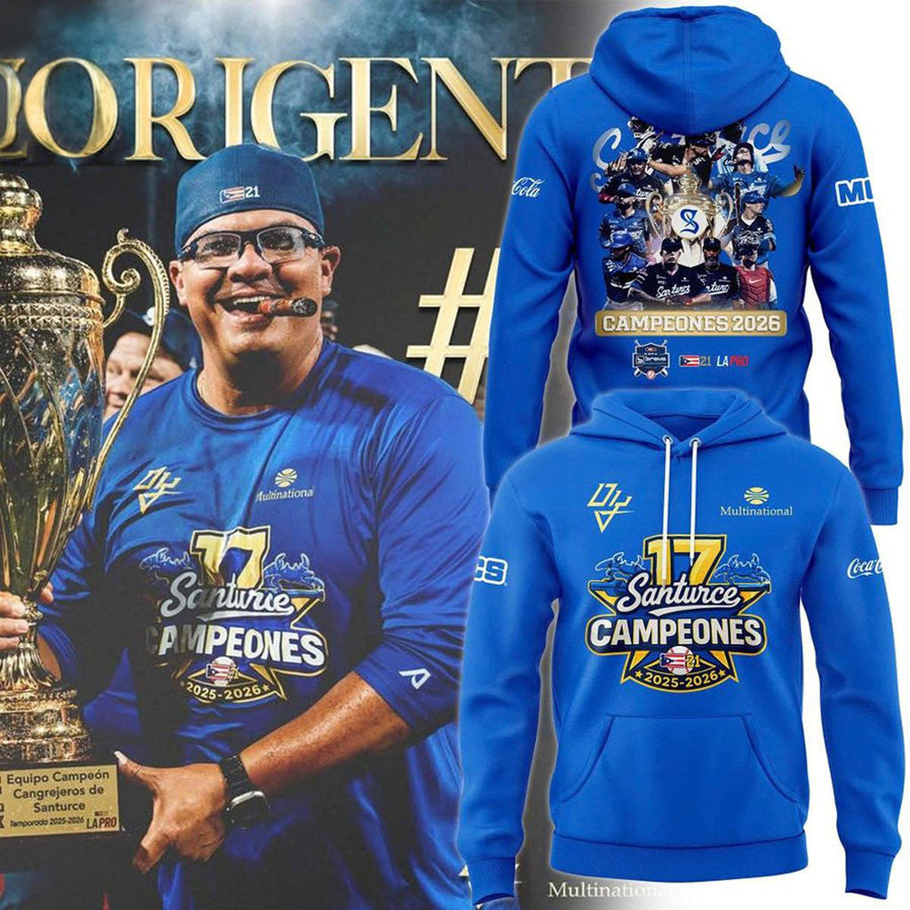 Cangrejeros De Santurce Merch 2026 Campeon de la LBPRC Hoodie Gift For Baseball Lovers - Merchluma