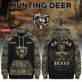 Personalized Chicago Bears Special Hunting Season 2026 Hoodie Chicago Bears Merch Fan Gifts - Merchluma