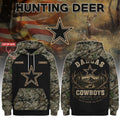 Personalized Dallas Cowboys Special Hunting Season 2026 Hoodie Dallas Cowboys Merch Dad Gifts - Merchluma