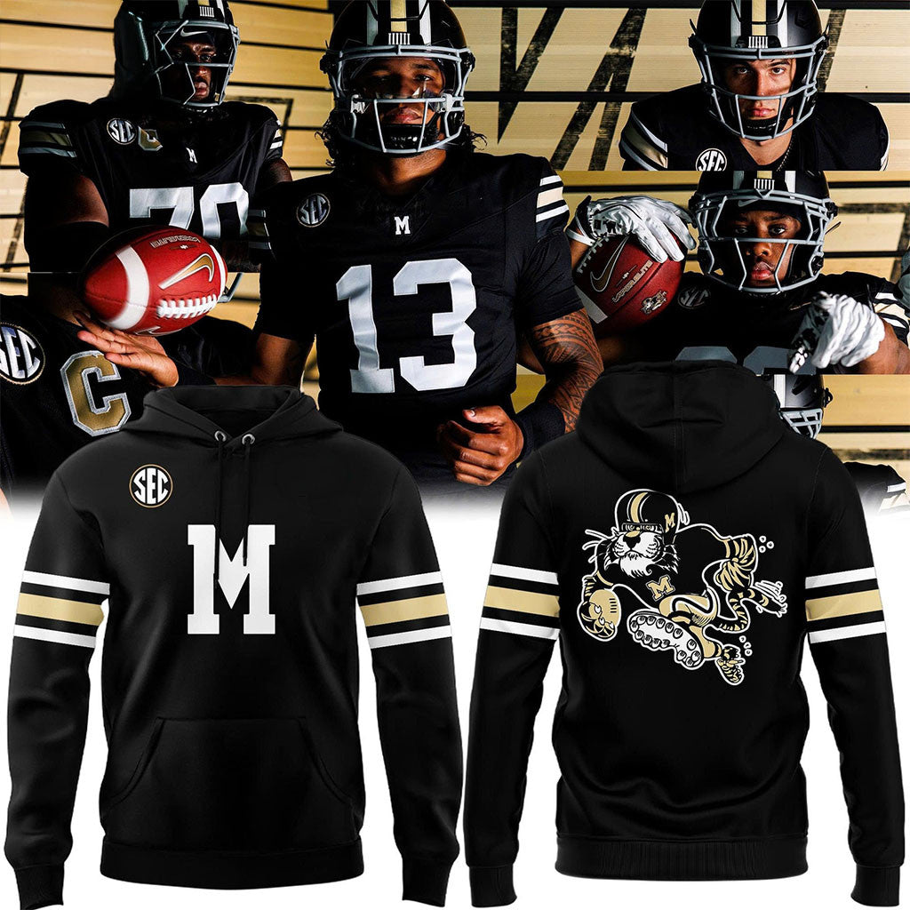 Mizzou Tigers Football 100th Anniversary Special Edition Uniform Hoodie Mizzou Tigers Merch - Merchluma