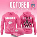 Kansas City Chiefs October Breast Cancer Awareness Month 2026 Hoodie KC Chiefs Merch Gifts - Merchluma