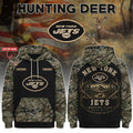 Personalized New York Jets Special Hunting Season 2026 Hoodie Jets Merch Gift For Football Fans - Merchluma