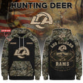 Personalized Los Angeles Rams Special Hunting Season 2026 Hoodie Rams Merch Football Fan Gifts - Merchluma