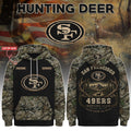 Personalized San Francisco 49ers Special Hunting Season 2026 Hoodie SF 49ers Merch Fan Gifts - Merchluma