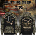 Personalized New England Patriots Special Hunting Season 2026 Hoodie NE Patriots Merch Fan Gift - Merchluma