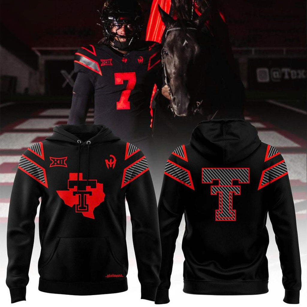 Texas Tech Red Raiders 2026 Let's Ride Hoodie Red Raiders Merch Gift For Football Fans - Merchluma