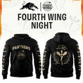 Penrith Panthers Fourth Wing Night 2026 Black Edition Hoodie Penrith Panthers Merch Fan Gifts - Merchluma