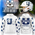 Utah State Aggies Football 1992 1995 Vintage Logo Hoodie Utah State Football Merch Fan Gifts - Merchluma
